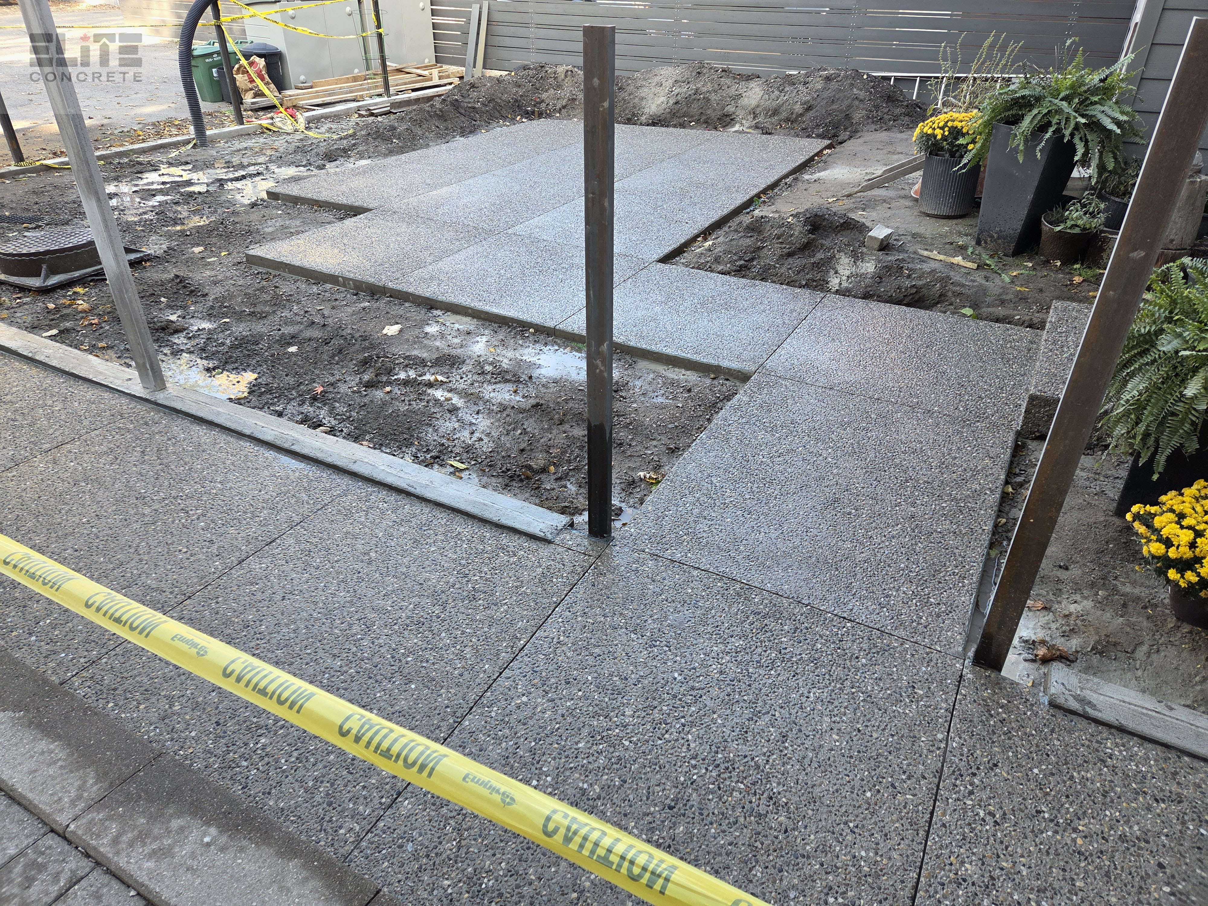 Exposed Aggregate Patio and sidewalk in London Ontario